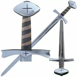 Medieval Crusader Sword Humphrey - Optional Scabbard