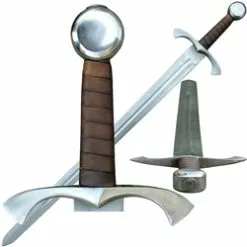 Medieval Single Hand Sword Bors - Sharp Or Stage Combat