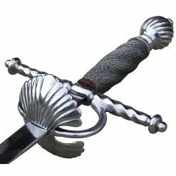 Rapier Scalloped Shell Guard - Sharp Or Stage Combat Versions -TheHolidayBarn Shop CD 6516 3