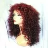 Burgundy Wig HW00153 2 Burgundy Wig HW00153 -TheHolidayBarn Shop HW00153