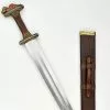 Scandinavian Vendel Chieftain's Sword - Brass Hilt With Tin Plated Accents - PRS412 2 Scandinavian Vendel Chieftain's Sword - Brass Hilt With Tin Plated Accents - PRS412 -TheHolidayBarn Shop PR S412 1