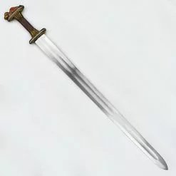 Scandinavian Vendel Chieftain's Sword - Brass Hilt With Tin Plated Accents - PRS412 -TheHolidayBarn Shop PR S412 5
