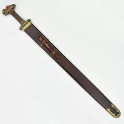 Scandinavian Vendel Chieftain's Sword - Brass Hilt With Tin Plated Accents - PRS412 -TheHolidayBarn Shop PR S412 6