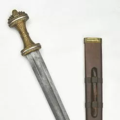 The Fetter Lane Sword - 8th Century Saxon Sword - Bronze Hilt With Damascus Blade - PRS413D