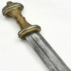 The Fetter Lane Sword - 8th Century Saxon Sword - Bronze Hilt With Damascus Blade - PRS413D 11 The Fetter Lane Sword - 8th Century Saxon Sword - Bronze Hilt With Damascus Blade - PRS413D -TheHolidayBarn Shop PR S413D 4