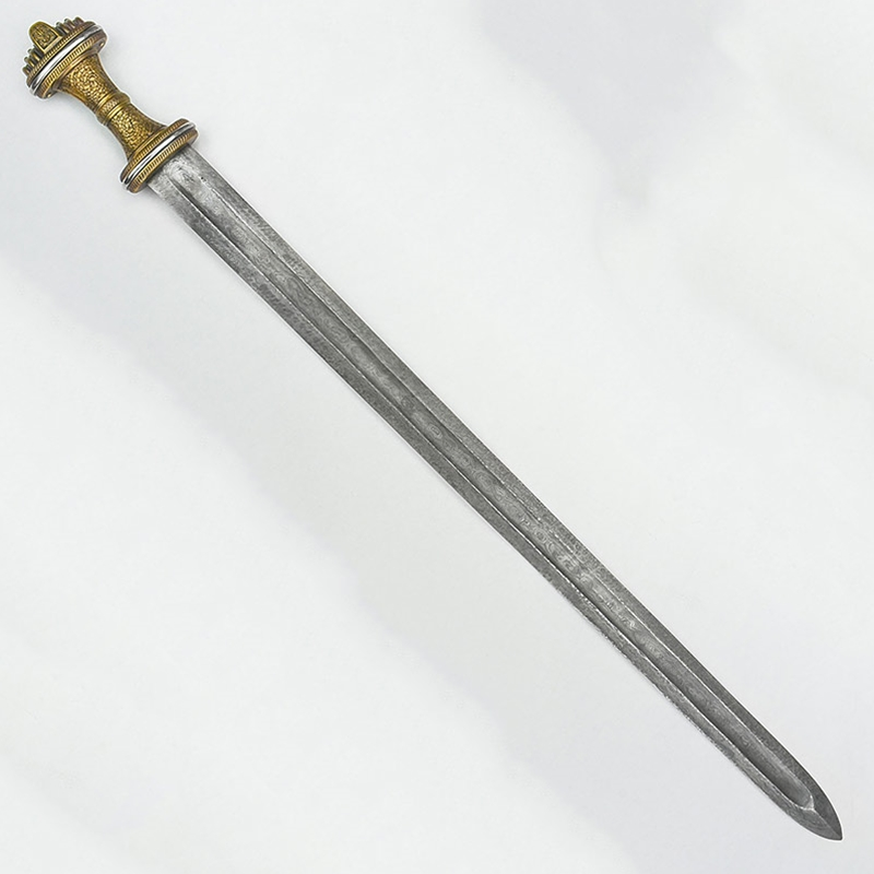The Fetter Lane Sword - 8th Century Saxon Sword - Bronze Hilt With Damascus Blade - PRS413D 7 The Fetter Lane Sword - 8th Century Saxon Sword - Bronze Hilt With Damascus Blade - PRS413D - Image 5