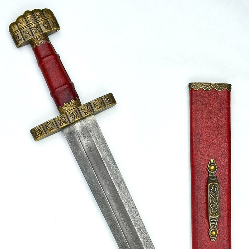 Hedeby 9th Century Viking Sword With Damascus Blade - PRS414D 3 Hedeby 9th Century Viking Sword With Damascus Blade - PRS414D