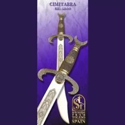 Scimitar, Smalll Size, Aged Gold TS-120-I-O