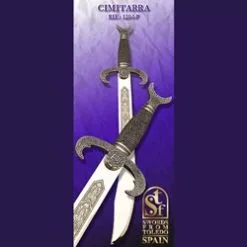 Scimitar, Smalll Size, Aged Silver TS-120-I-P