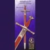 Emperor Charles Quint Sword, With Scabbard Of Chrome Plated Iron TS-150-N-CV 1 Emperor Charles Quint Sword, With Scabbard Of Chrome Plated Iron TS-150-N-CV -TheHolidayBarn Shop TS 150 N CV