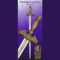 Toledo Queen's Ceremonial Sword, Gold TS-174-O