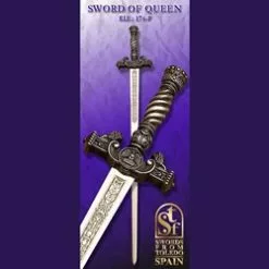 Toledo Queen's Ceremonial Sword, Silver TS-174-P